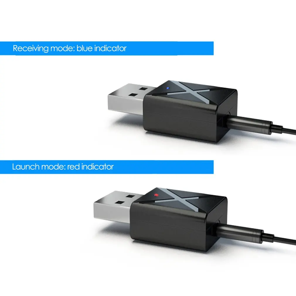 1 шт. USB Bluetooth 5,0 приемник аудио передатчик адаптер для ТВ/ПК наушники Динамик