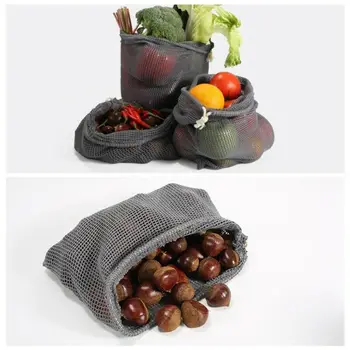 

2020 Newest Hot Reusable Mesh Net Turtle String Shopping Bag Durable Fruit Storage Drawstring Bags