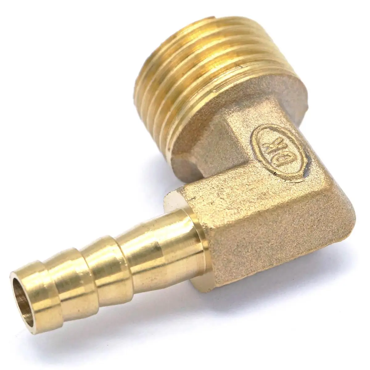 KTS LOT 2 Hose Barb I/D 8mm x 1/2 BSP Male Thread Elbow Brass Coupler Splicer Connector Fitting for Fuel Gas Water KTS LOT 2 Hose Barb I/D 8mm x 1/2 BSP Male Thread Elbow Brass Coupler Splicer Connector Fitting for Fuel Gas Water