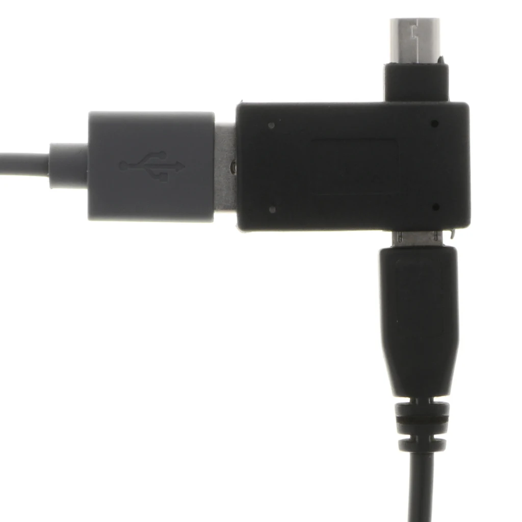 4 шт. 90 градусов угол микро USB 2 0 хост адаптер OTG M до F с питания|Кабели USB| |