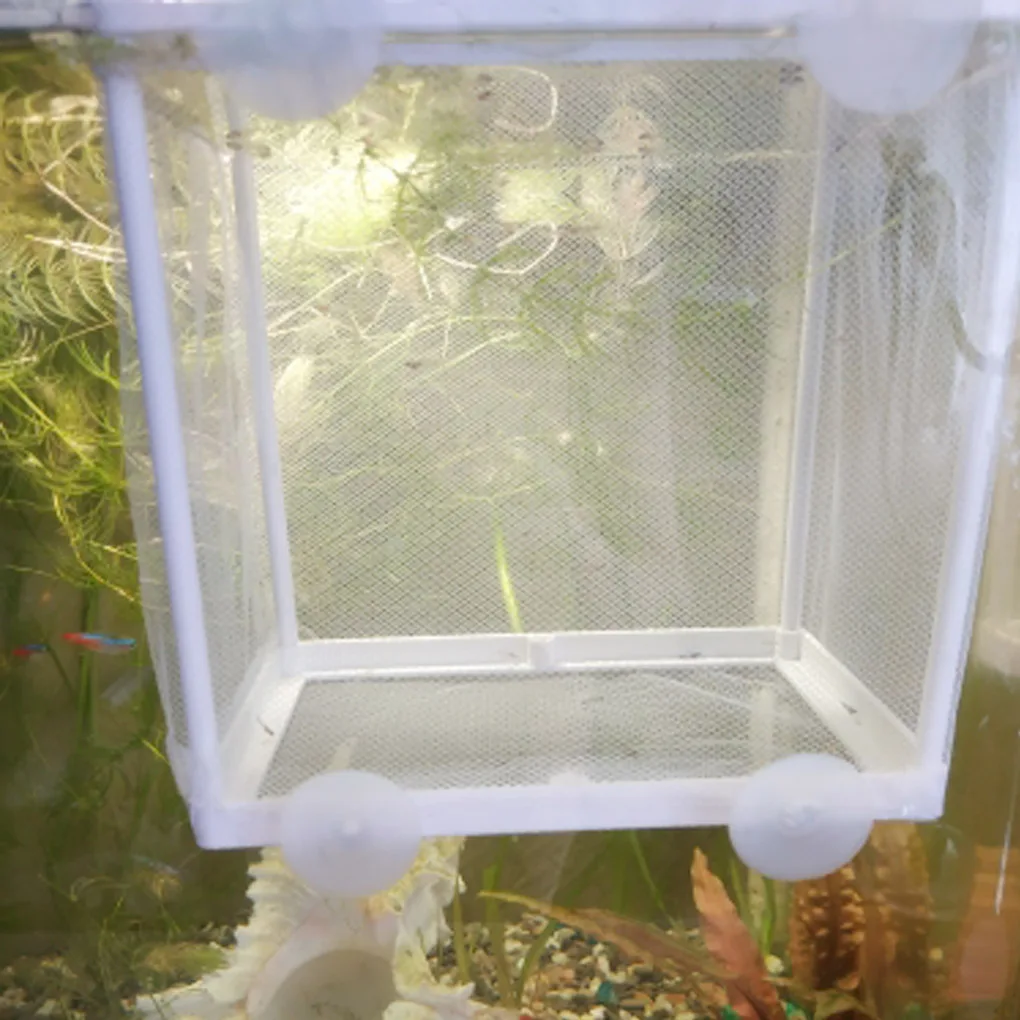 Сеть для инкубатора для разведения рыбы, подвесная изолирующая коробка для аквариума
