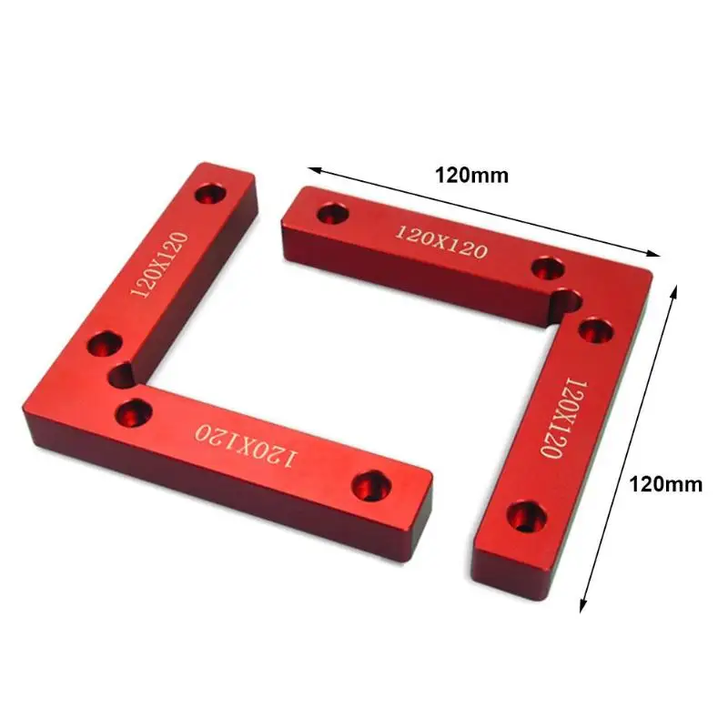 Прямоугольная квадратная линейка; Деревообработка, приспособление, быстрый фиксированный светильник, точность калибровки веса, портативная рамка для фотографий, угловые зажимы - Цвет: C