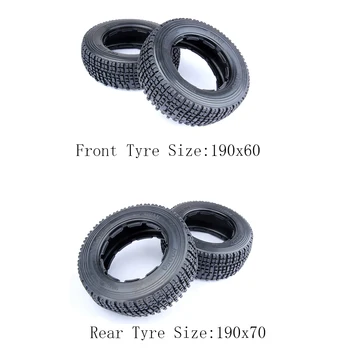 

Front and Rear Tire Skin Set for 1/5 HPI ROVAN KM BAJA 5SC RC CAR PARTS