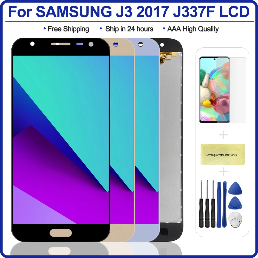Sinmaytai J330 ЖК дисплей высокого качества для Samsung Galaxy J3 2017 сенсорный экран дигитайзер