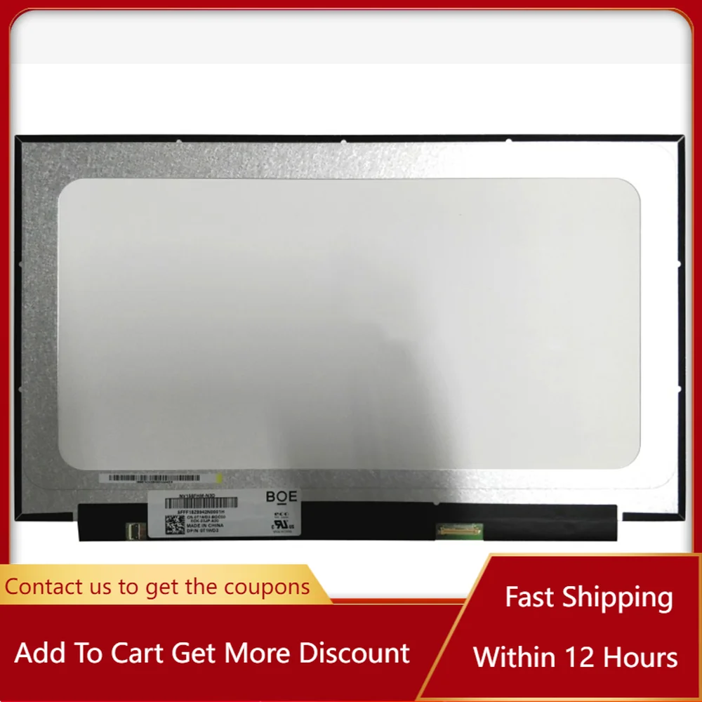 

15.6 Inch NV156FHM-N3D Fit NV156FHM N3D EDP 30PIN 60HZ FHD 1920*1080 LCD Screen Laptop Replacement Display Panel