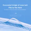 10-500pcs Disposable Adults individual package Masks Filter Meltblown Non-wove Face mask blue Breathable Protective masque mask 3