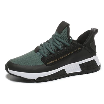 

Plus Size Running Shoes Sneakers Outdoor Jogging Walking Mesh Sport Shoe For Men Spring Summer Flying Weave Men's Shoes