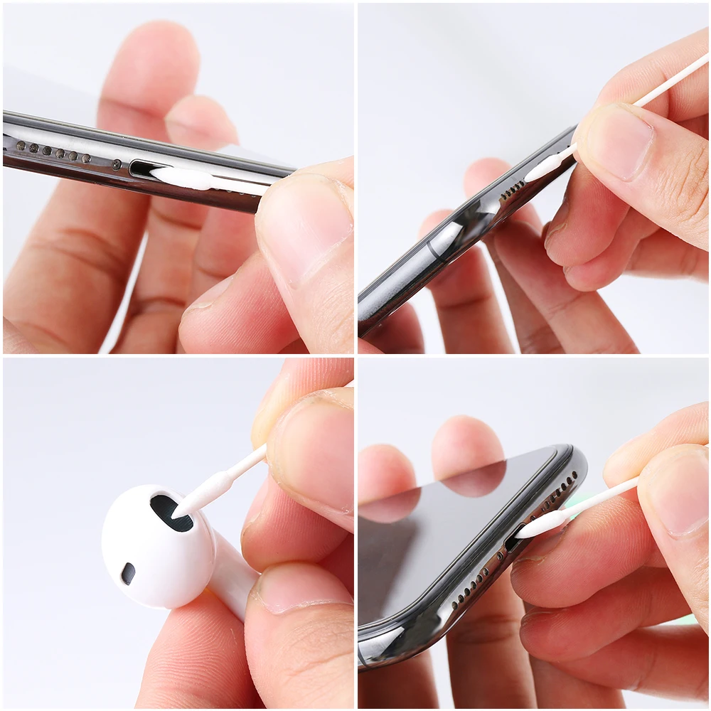 Новинка 50 шт. Pro чистящий тампон хлопковая одноразовая палочка для чистки