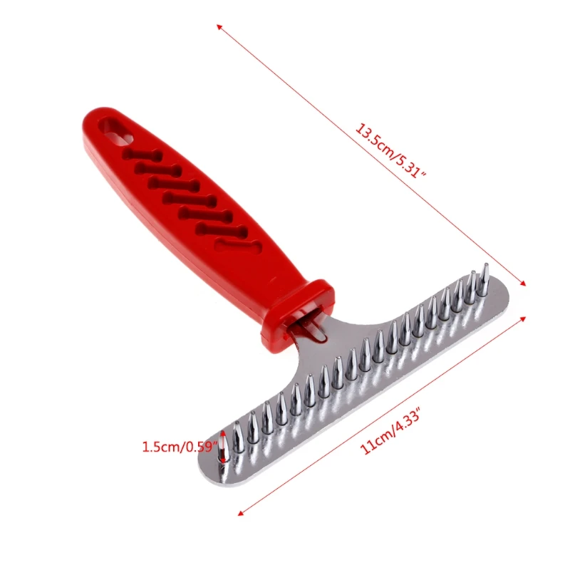 Pet Dog Cat Long Short Thick Hair Fur Shedding Remove Grooming Rake Comb Brush