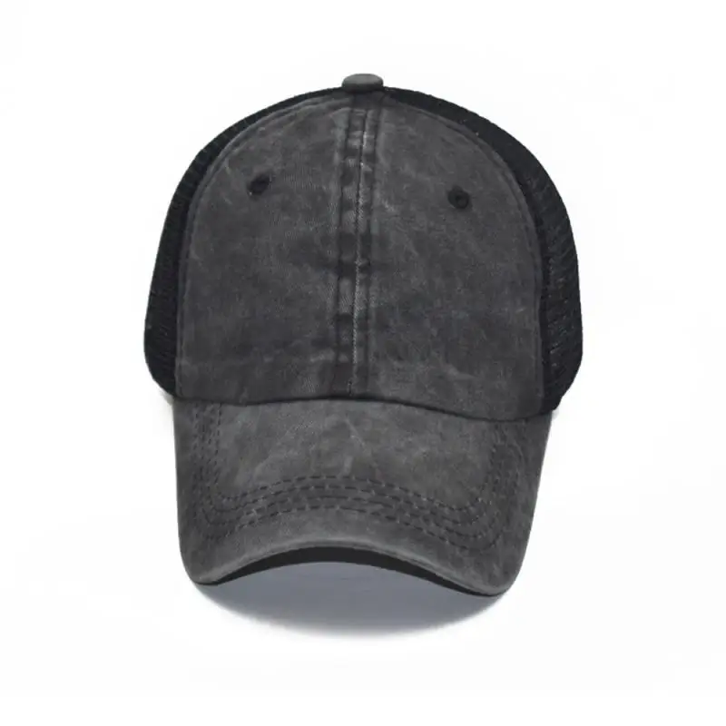 Однотонная бейсбольная кепка s для мужчин, Snapback, хип-хоп, Ретро стиль, сетчатая Кепка для женщин, унисекс, уличная Кепка, регулируемая, летняя шапка, Прямая поставка