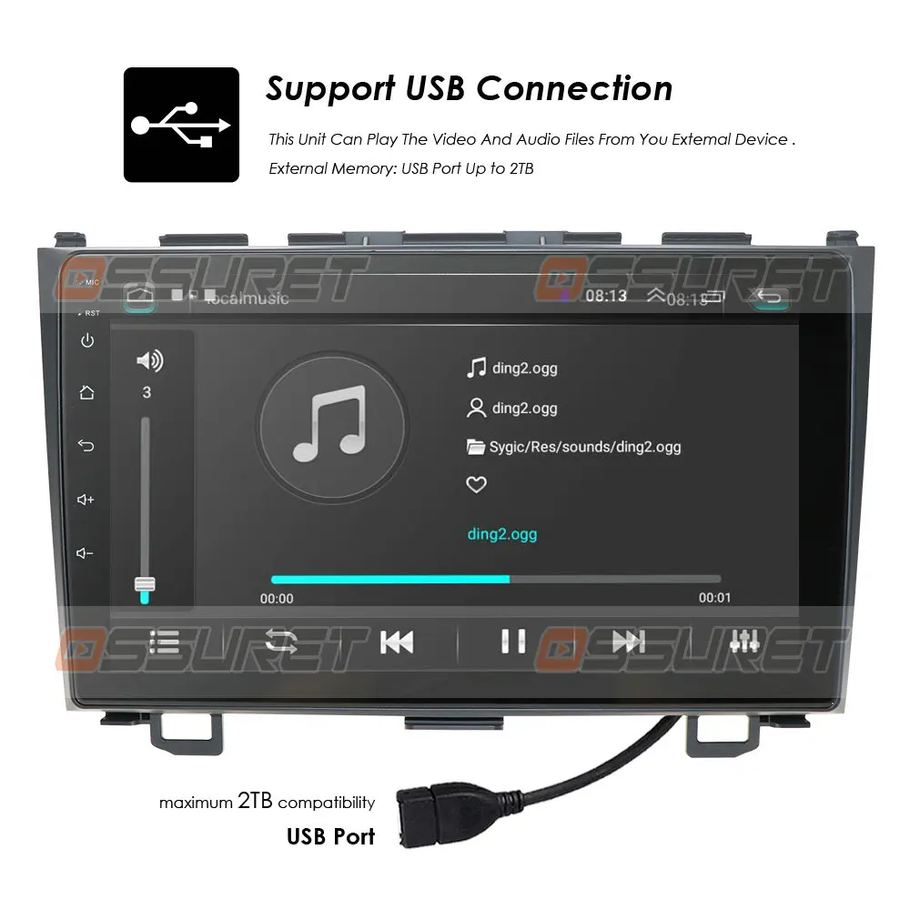 2din Android 10 9 ''автомобильный мультимедийный плеер для Honda CRV CR V 3 2006 2007 2008 2009 2010 2011