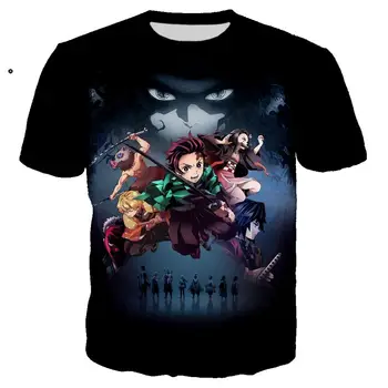 

3D Print Demon Slayer T Shirt Kimetsu No Yaiba T-shirt Hiphop Tee Shirt/Streetwear Summer Men Clothes 2020 Oversized 5XL TOP