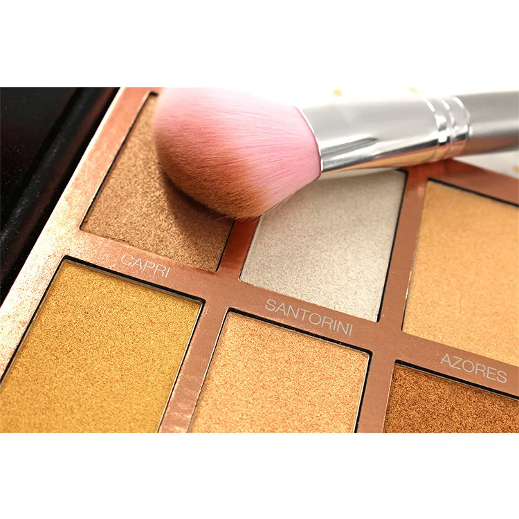 8 шт. набор серебряных кистей для макияжа pincel maquiagem Косметика maquillaje инструмент для макияжа Пудра Тени для век косметический набор