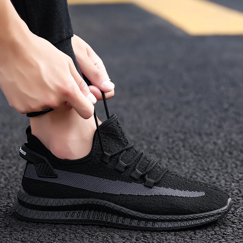 

2019 Summer Autumn Breathable Mesh MEN'S SHOES Loafers Korean-style Versatile Mesh Trendy Shoes Socks Shoes Fashion Dad Shoes