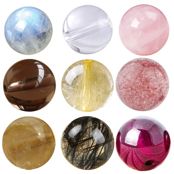 

beads for jewelry making DIY braclte Rose Quartz Amethyst citrine smoky Rutilated quartze crysle