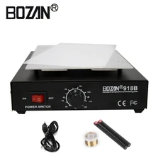 918B ЖК-экран сепаратор нагревательная платформа сломанный мобильный телефон экран удаление ремонт машина Авто тепло гладкая пластина