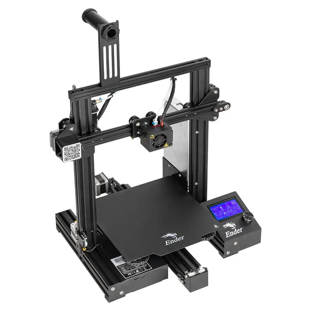 US $199.00 CREALITY 3D Ender3 Pro Printer Printing Masks Magnetic Build Plate Resume Power Failure Printing KIT Mean Well Power Supply
