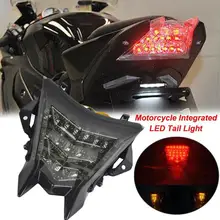 Аксессуары для мотоциклов классический мотоцикл модифицированный светодиодный тормозной Руль Интегрированная лампа красный и черный электрические задние фонари автомобиля