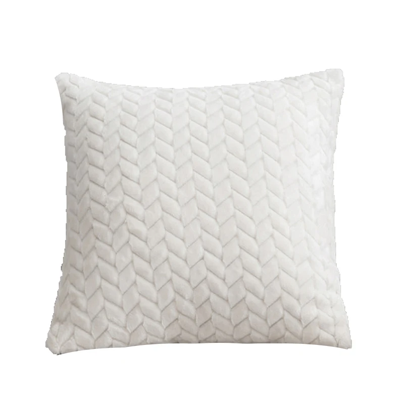 Мягкий декоративный квадратный чехол для подушки домашний декор бархатный