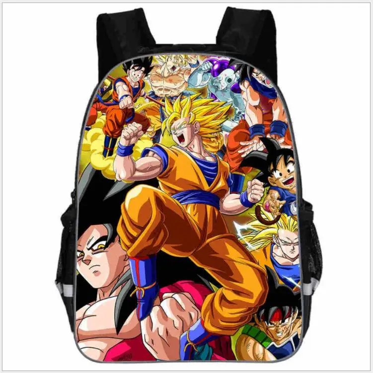Рюкзак с драконом и шариком, ультра-Instinct Goku Z Vegeta, супер Saiyain, повседневные школьные сумки для маленьких мальчиков и девочек, подростков, Mochilas Bolsa - Цвет: as pictures