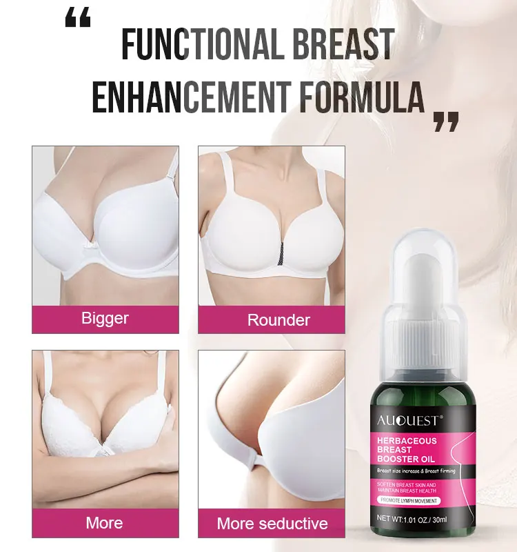 AUQUEST Breast Enhancement Essential Oil Fast Growth Elasticity Enhancer Breast Enlargement Body Oil Sexy Body Care for Women
