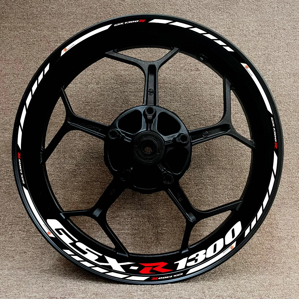 Full Set High Quality For Suzuki Gsx-r1300 Hayabusa Gsxr 1300r Motorcycle Wheel Hub Decal REFLECTIVE Rim Modification Stickers |