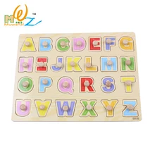 Детские деревянные 26 шт буквы пазл игрушка-пазл для малышей обучающая Детская познавательная головоломка обучающая головоломка Монтессори