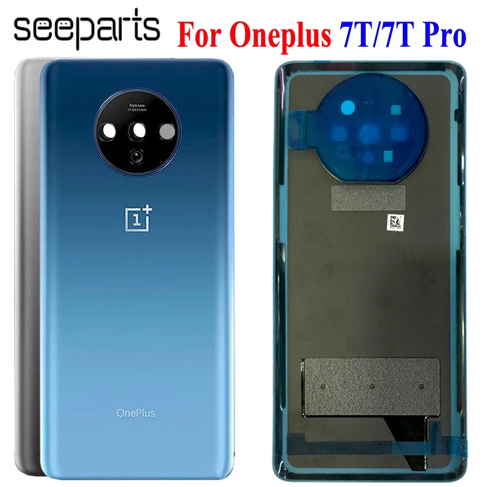 Оригинальное стекло для OnePlus 7T Pro, крышка батареи, задняя крышка, стекло для Oneplus 7 T, крышка батареи 1+ 7T Pro, чехол для корпуса+ Инструменты