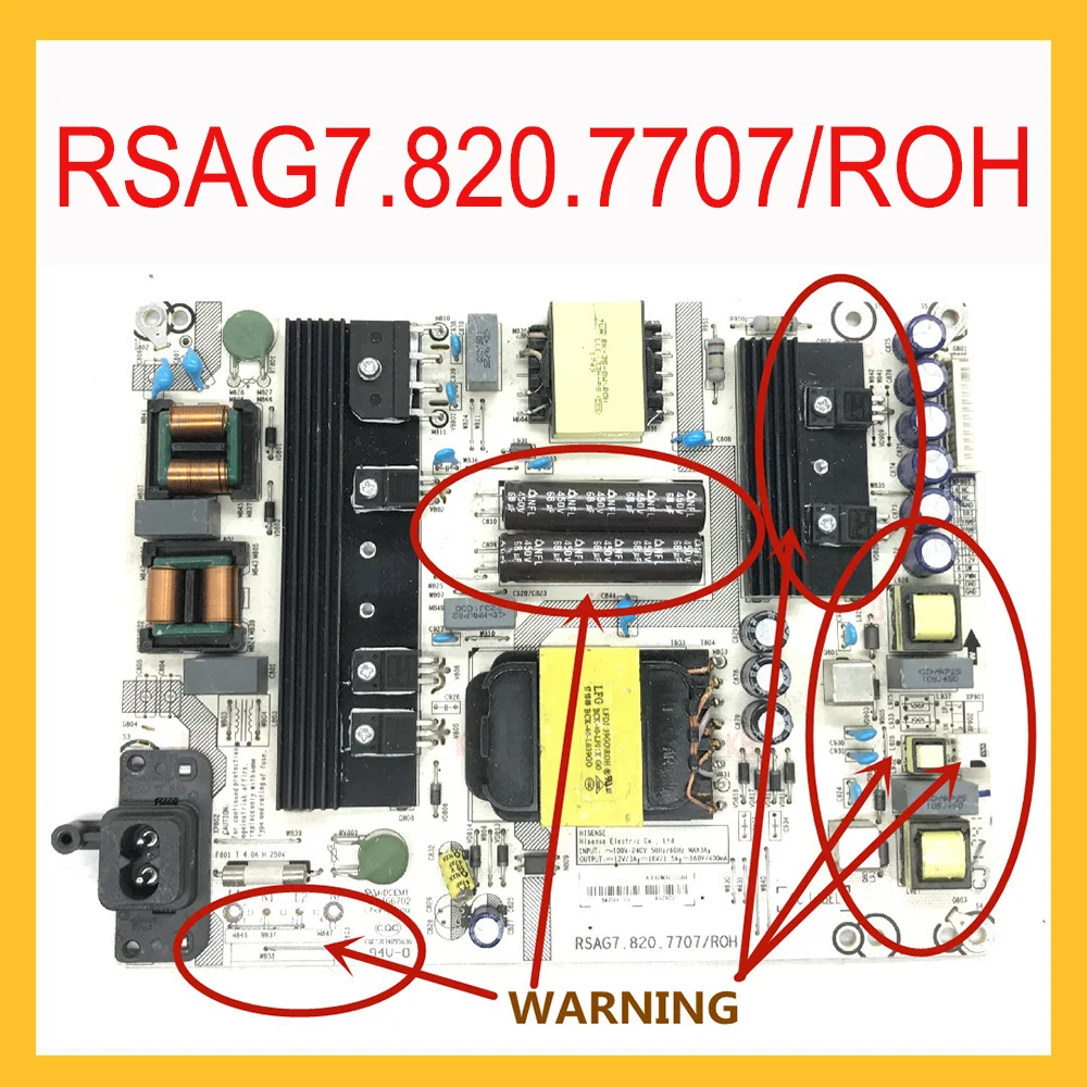 RSAG7.820.7707 оригинальная плата питания для телевизоров Hisense Panasonic LED55N61U LED55EC680US LED60EC500U