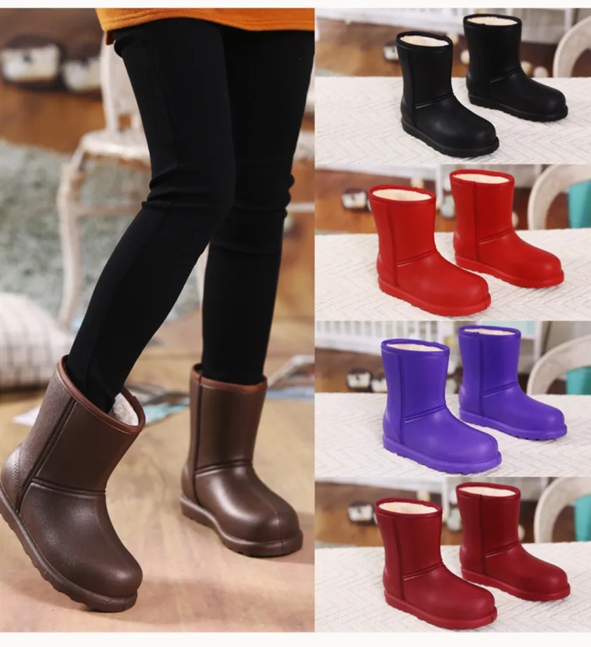 Snow Boots Woman 2020 Winter Women Ankle Boot Waterproof Plus Size Flat Rain Booties Keep Warm Ladies Shoes Cotton Botas |