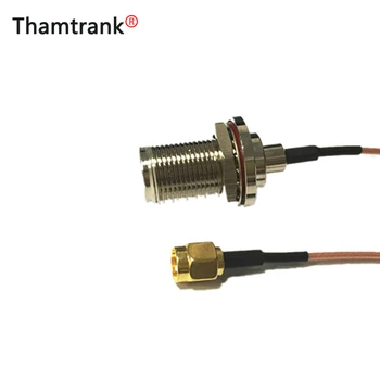 

RG178 15cm/6" wifi antenna adapter RP SMA male plug switch N type female bulkhead pigtail cable wholesale