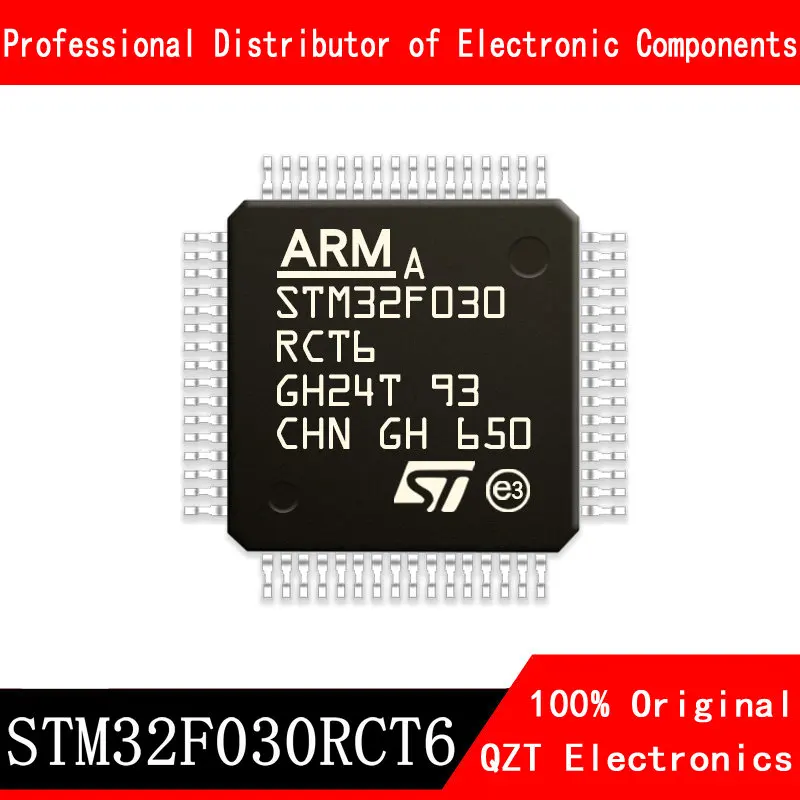 5pcs/lot new original STM32F030RCT6 STM32F030 LQFP64 microcontroller MCU In Stock