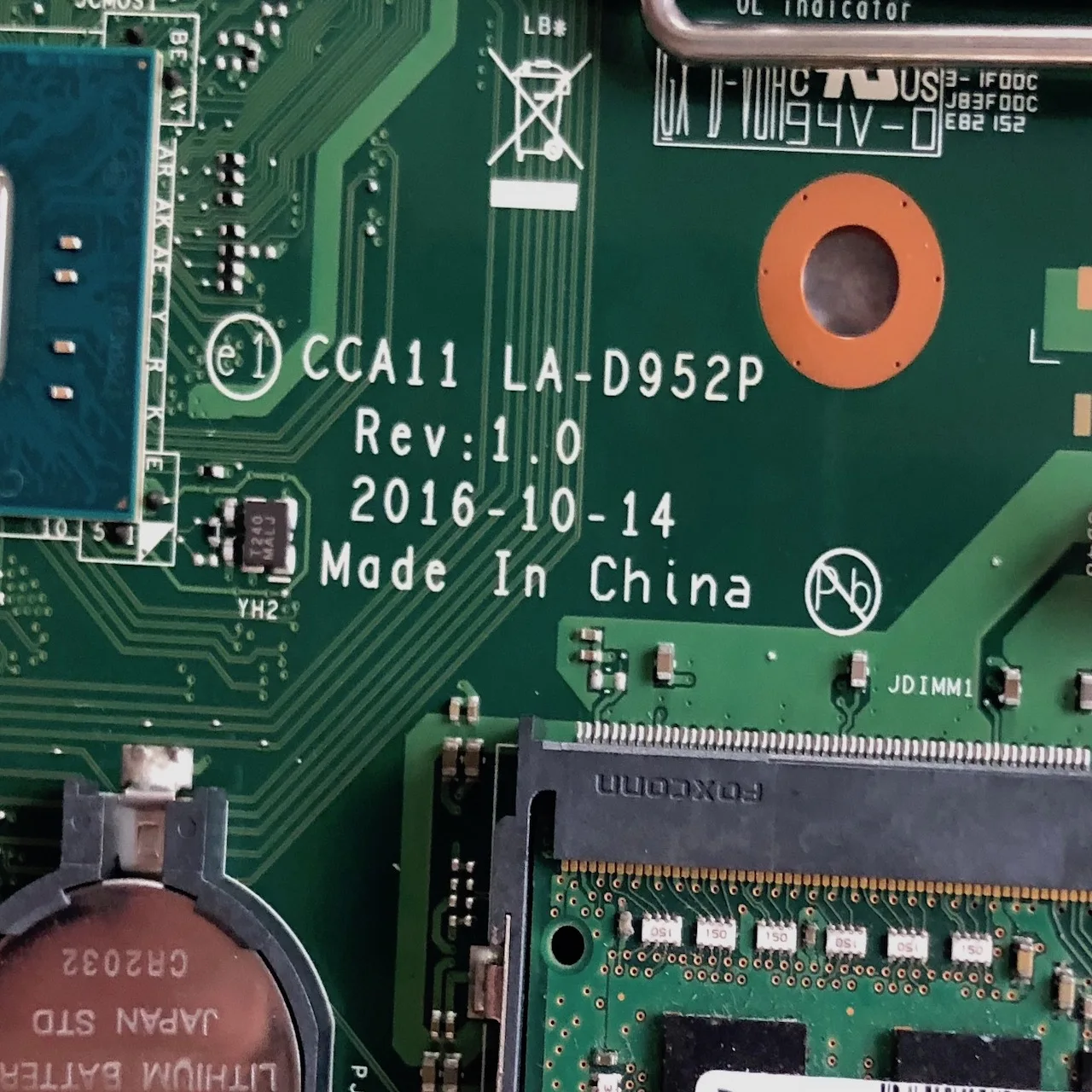 LA-D952P для lenovo 510-22ISH материнская плата 1LM048 01LM042 материнская плата полностью протестировано работы