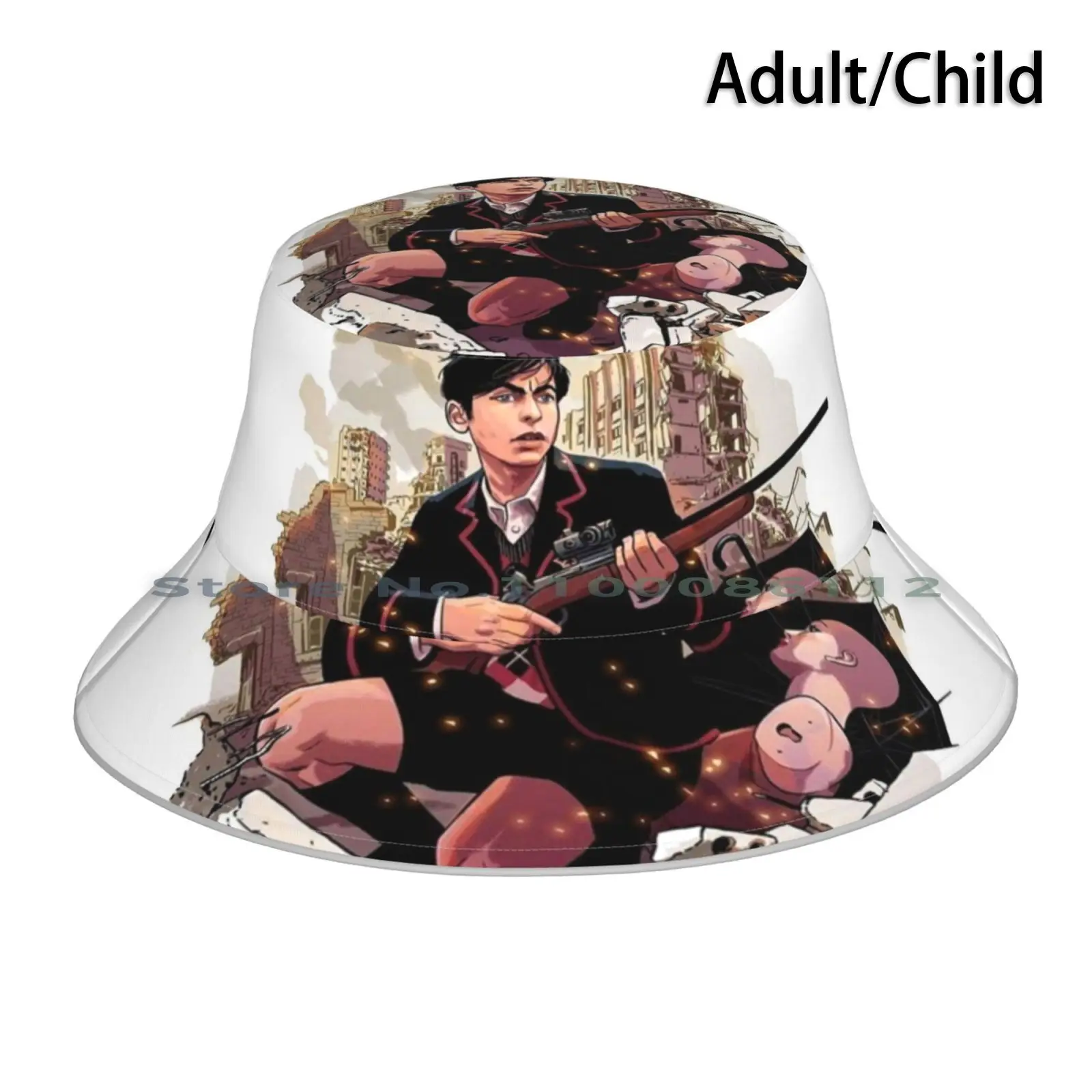 The Umbrella Academy Five Cappello A Secchiello Berretto Da Sole Headle Umbrella Academy The Umbrella Academy Robert Hargreeves Cult The