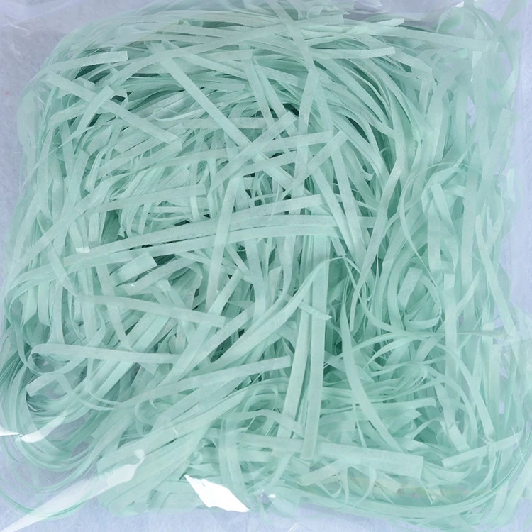 23 Green 100 г подарочные заполненные свадебные конфетти измельченный рифленый бумага конфетти Подарочная Упаковка конфет Филлер для подарочной упаковки украшения на день рождения - Цвет: 23 Green