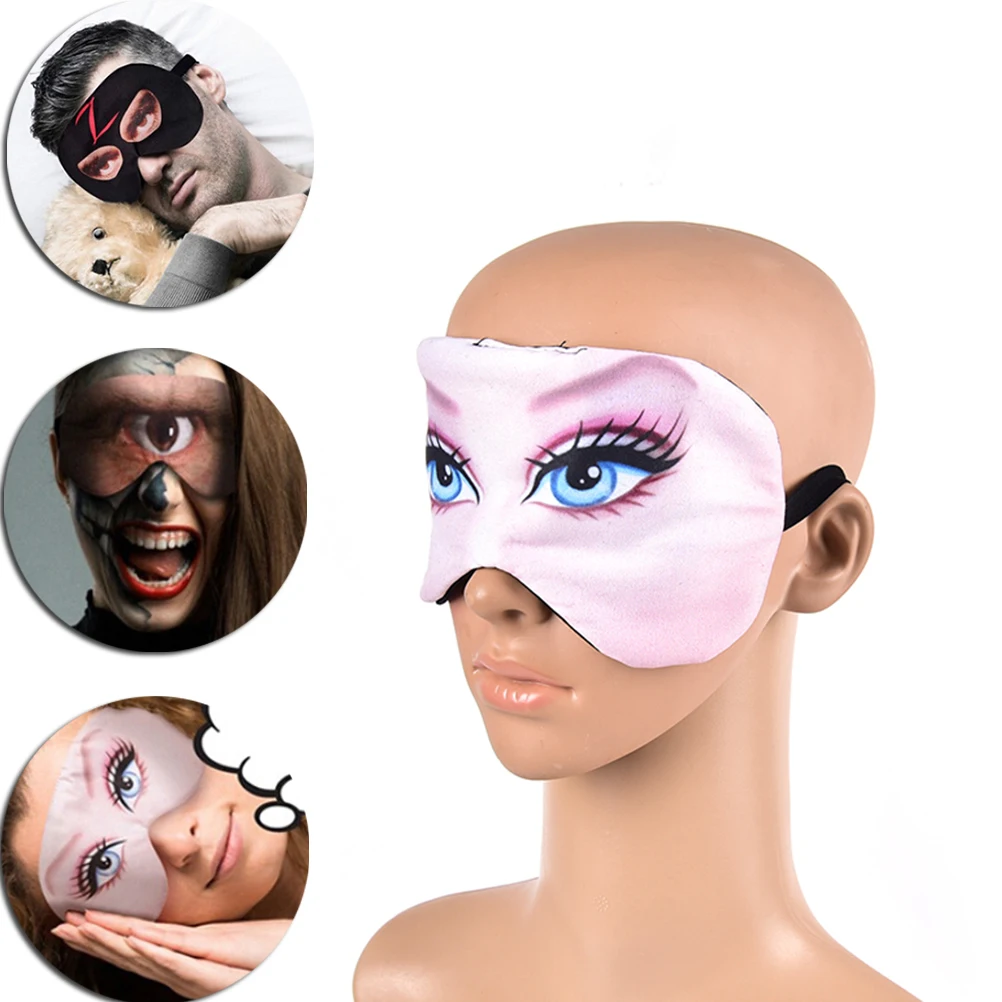 1 шт., мягкая 3D маска для сна, натуральная маска для глаз, маска для век, повязка для глаз, для женщин и мужчин, переносная повязка на глаза, дорожная повязка на глаза