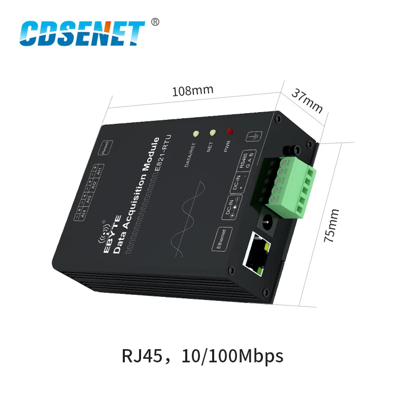 Digital Quantity RS485 RJ45 4 Channel Input Modbus TCP RTU Wireless Transparent Transceiver Modem Digital Quantity RS485 RJ45 4 Channel Input Modbus TCP RTU Wireless Transparent Transceiver Modem