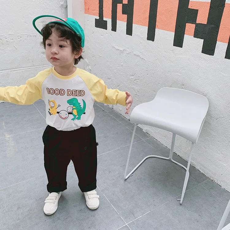 Spring Childrenswear Men And Women Children Casual Pants Children Korean-style Loose-Fit Shuttle Needle Washing Water Skinn