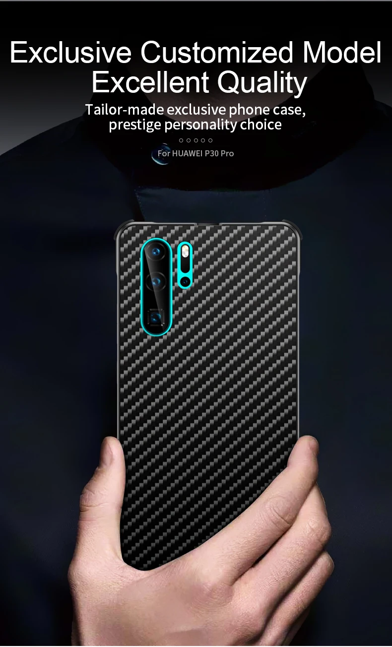 Стильный чехол из углеродного волокна для huawei P30 Pro Чехол P30Pro Алюминиевый металлический бампер чехол для телефона для huawei P30 Lite чехол Capa