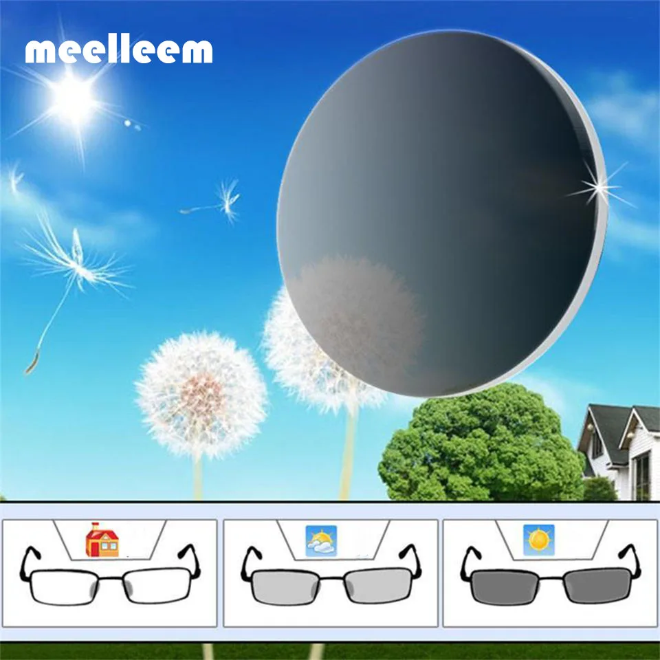 

Photochromic Progressive Multi Focus Custom Prescription Lense 1.56 1.61 1.67 Myopia Eyeglasses Optical Prescription Glasses