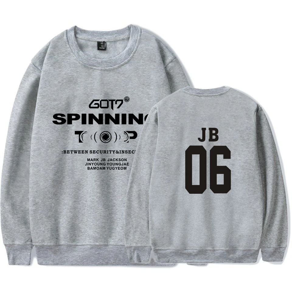 

G0T7 Sweatshirt with The Same Clothes Large Size Long Sleeve Round Neck Hooodeis Top 2020 Fashion Casual Wear Men and Women Full