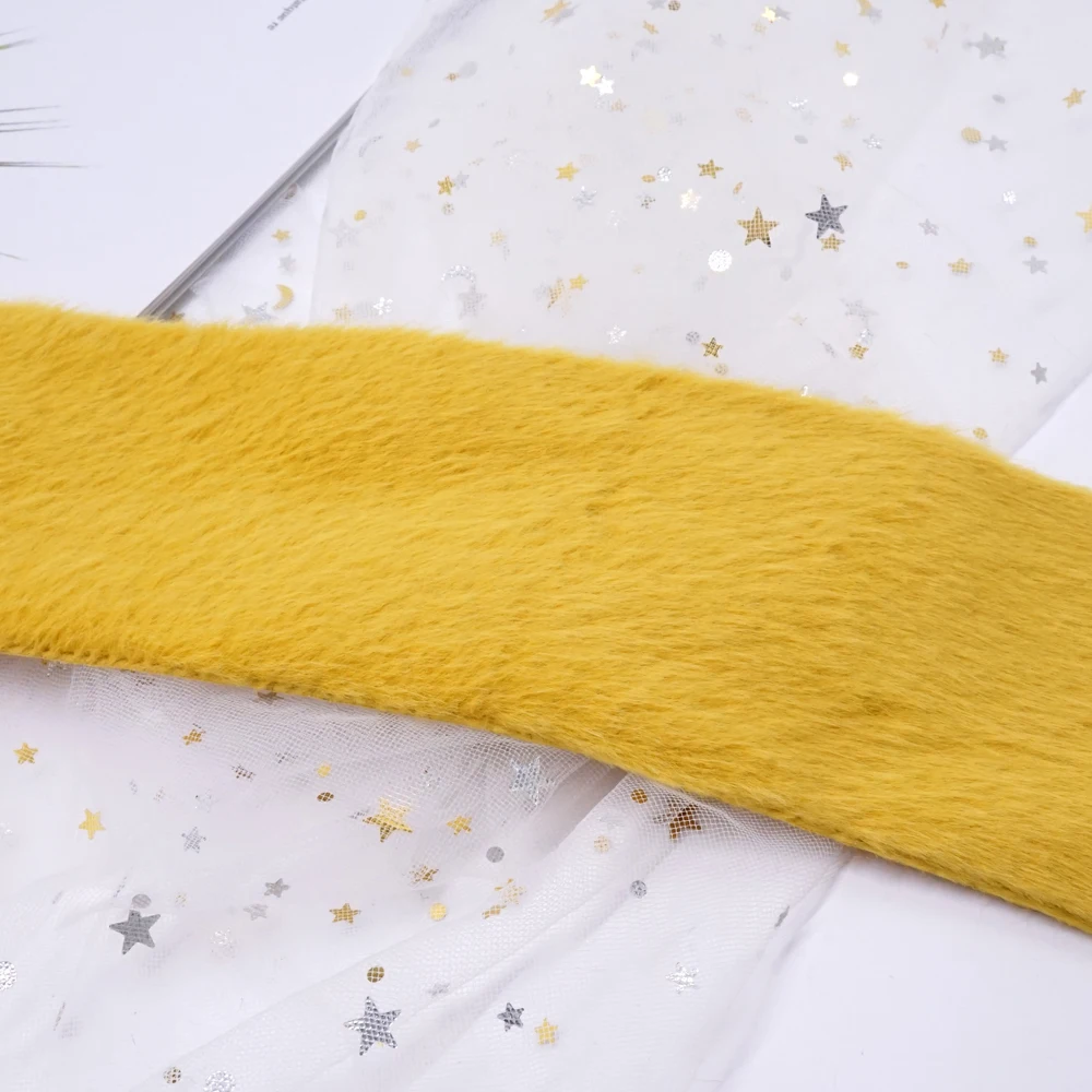 Новое поступление 75 мм 3 дюйма ленты норки ленты 25 ярдов - Цвет: yellow