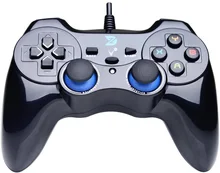 USB Wired Gaming Controller Gamepad for PC/Laptop Computer(Windows XP/7/8/10) & PS3 & Android & Steam - [Black]
