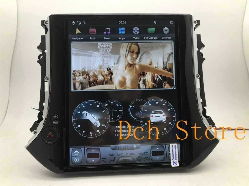 10,4 ''вертикальный Тесла Стиль Android 8,1 PX6 автомобильный DVD gps для Volkswagen tiguan 2009 2010 2011 2012 2013