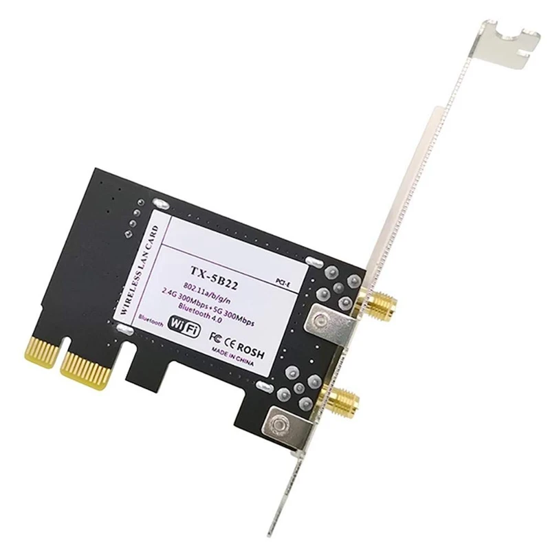 N1202 AR5B22 2,4G/5G Двухдиапазонная PCIE Wi-Fi сетевая карта с Bluetooth 4,0 для настольных PCsand серверах беспроводной сетевой адаптер