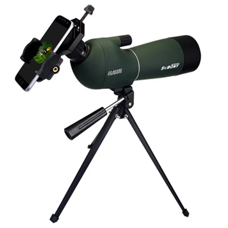 

SVBONY SV28 Spotting Scope 20-60x60mm Telescope Zoom Waterproof Angled Monocular w/Tripod Soft Case Birdwatch F9308Z