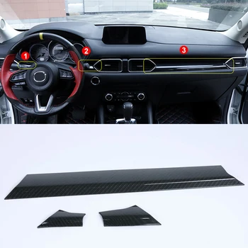 

Car Styling (Only Fit For Left Hand Drive) Interior Accessories Dashboard Decorative Cover Strip Trim For Mazda CX-5/CX-8 17-19