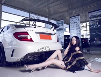 

C CLass W204 4dr carbon fiber black series trunk spoiler rear wing fit for W204 C63 Sedan carbon rear spoilers