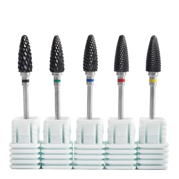 

High Quality Ceramic Grinding Head Electric Nail Black Polishing Head Tool Manicure Unloading Accessories DIY Nail Tools B