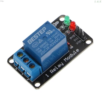 

1PCS 1 Channel 3V Relay Module 3.3V Low Level Shooting with Lamp l29k